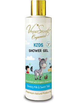 Venus Secrets Kids Donkey Milk Sweet Talk Παιδικό Φυτικό Σαμπουάν & Αφρόλουτρο για Επανόρθωση 250ml
