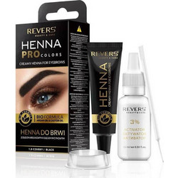 Revers Henna Pro Colors Black Χένα Φρυδιών