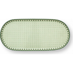 PIP STUDIO - ΠΟΡΣΕΛΑΝΙΝΗ ΜΑΚΡΟΣΤΕΝΗ ΠΙΑΤΕΛΑ LILY & LOTUS GREEN 25cm X 12cm
