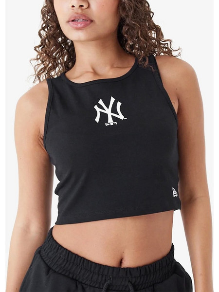 NEW ERA Women Mlb Le Crop Tank Neyyan - BLACK - 60435314