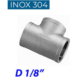 INOX 304 Ταυ θηλυκό 1/8"