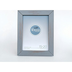 Κορνίζα ξύλινη επιτραπέζια σχ. Plain Slim χρ. Mare Grey 15χ20cm Korres Craft - 251-103-105