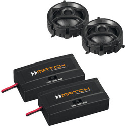 Match Up T1MB-FRT Σετ Tweeter Αυτοκινήτου Στρογγυλά 1" 60W RMS 89dB