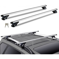 VEVOR Universal Roof Rack Crossbar 119,9 cm μήκος για όχημα με υπερυψωμένη πλαϊνή ράγα