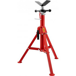 VEVOR V Head Pipe Stand 0,3-30,5 cm Χωρητικότητα, Ρυθμιζόμενο Ύψος 71,1-132,1 cm, Βάσεις Σωλήνων 1133,9 kg Χωρητικότητα Φορτίου, Φορητά Πτυσσόμενα Βάσεις Σωλήνων, Σώμα από Ανθρακούχο Χάλυβα Πιο Ανθεκτ
