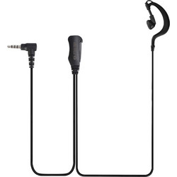 Μικρόφωνο Ακουστικό Retevis EEY002 G-Hook Earpiece Μονό με Βύσμα 3.5mm Jack για τον Πομποδέκτη B63S - Black (C9239A)