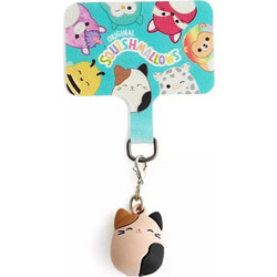 Lazerbuilt Squishmallows Cam the Cat Mobile Charm - Universal Μπρελόκ Κινητού με Pad Σύνδεσης