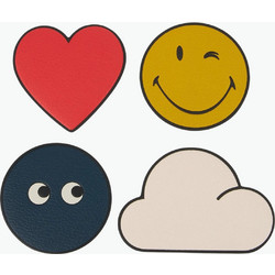 Σουβέρ Anya Hindmarch Leather Coasters 4 τεμάχια