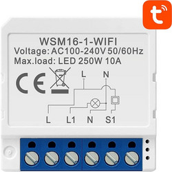 Avatto Smart WiFi Intermediate Switch WSM16-W1 TUYA (White)