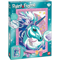 Paint &amp Frame Ζωγραφίζω με Αριθμούς Fairytale Unicorn - AS