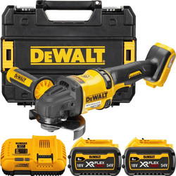 DeWALT DCG418T2 Γωνιακός Τροχός Μπαταρίας 54V 125mm 2x6Ah