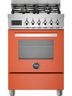 Bertazzoni PRO64L1EART Κουζίνα Αερίου 69lt με Εστίες Αερίου 59.5cm