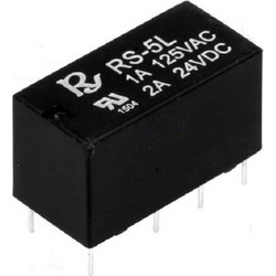 Relay electromagnetic DPDT 5VDC 2A