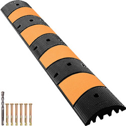 VEVOR Modular Rubber Speed Bump Driveway Cable Protector Ramp 6FT με 2 κανάλια