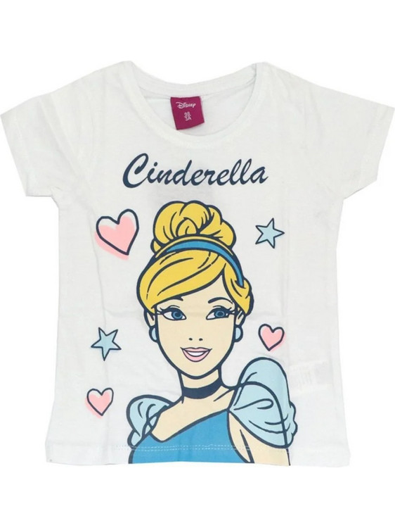 Μπλουζάκι T-shirt Καλοκαιρινό Cinderella White 80102260011