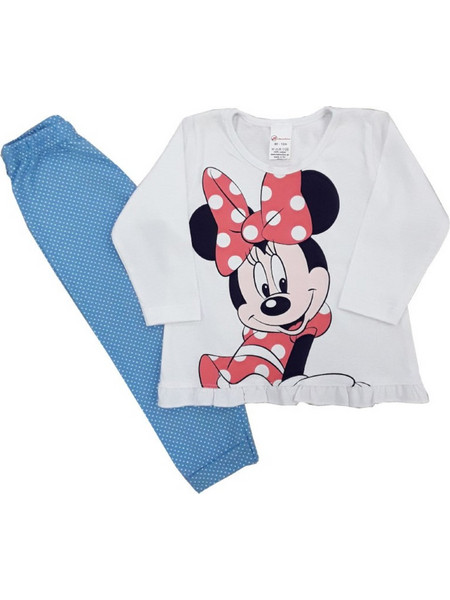 Πιτζαμάκι Μακρυμάνικο Big Minnie Beboulino Blue 80508260001