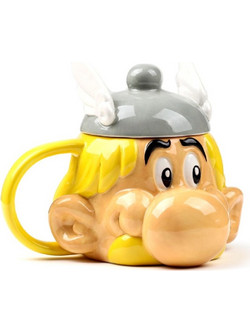 Puckator LMUG21 Puckator Κεραμική κούπα με καπάκι 550ml Αστερίξ