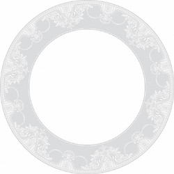 Cryspo Trio Σετ Πιάτα Φαγητού Πορσελάνης Deco Classico 72τμχ