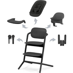 Cybex Lemo Chair 4 in 1 Καρεκλάκι Φαγητού Stunning Black