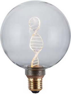 Λαμπτήρας LED RN-DNA G125 Bulb pakoworld 3.5W E27 220-240V clear