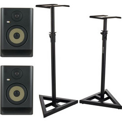 KRK Rokit RP5 G5 Stand Bundle