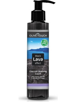 Propharm Olive Touch Black Lava Effect Charcoal Cream Λάδι Ντεμακιγιάζ 150ml