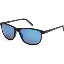 Maui Jim B811-03S Ανδρικά Γυαλιά Ηλίου Τετράγωνα Κοκάλινα Μαύρα με Μπλε Polarized Φακό