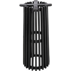 ΒΑΣΗ BAR STAND ΕΣΩΤ.ΧΩΡΟΥ ΜΕΣ.ΥΨΟΥΣ ΣΤΡΟΓΓΥΛΗ FRANTZ HM9857.12 MINDI ΞΥΛΟ ΣΕ ΜΑΥΡΟ Φ40x90Υεκ