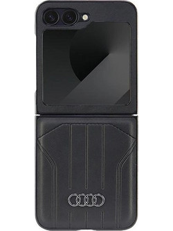 Audi Synthetic Leather MagSafe Case for Samsung Galaxy Z Flip 6 - Black