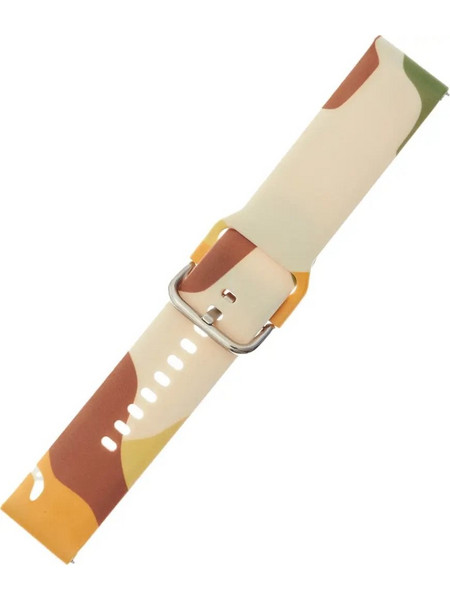 Hurtel Moro Λουράκι Σιλικόνης Camo Black 16 (Galaxy Watch 45 / 46 / 47mm)