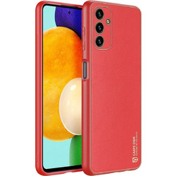 Dux Ducis Yolo elegant cover made of ecological leather for Samsung Galaxy A13 5G red - (Dux Ducis Yolo Samsung A13 5G Red)