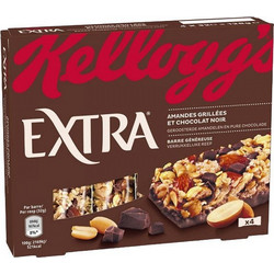 Kellogg's Extra Roasted Almonds & Dark Chocolate 32grx 4τμχ