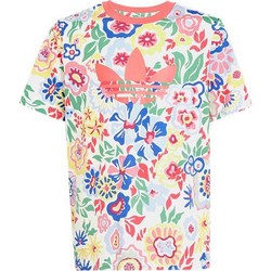 Adidas Παιδικό T-Shirt Κοντομάνικο Κοραλί Πολύχρωμο JD0528
