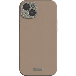 Moshi Napa Magsafe - Leather Case For Iphone 15 Plus (Woodsmoke Brown) - (99MO231106)