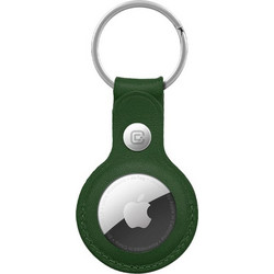 Crong Leather Case Airtag Green
