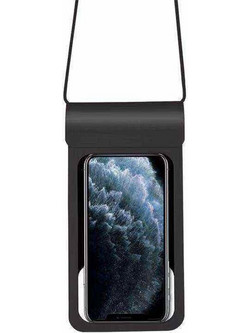 Techsuit - Waterproof Case (TWC1) - for Phones with max. 6.8'' IPX8, 30m - Black - (TWC1/BLACK)