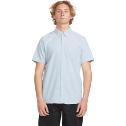 Volcom Everett Ανδρικό Πουκάμισο Βαμβακερό Κοντομάνικο Slim Fit Γαλάζιο A0412501-WRC