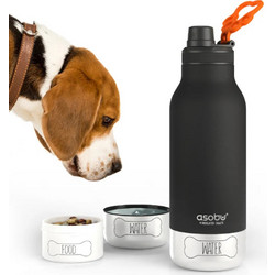 ASOBU Buddy 3in1 Bottle Black