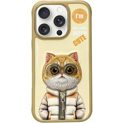 Nimmy case COOL&CUTE 2.0 Cat for IPHONE 16 Pro khaki