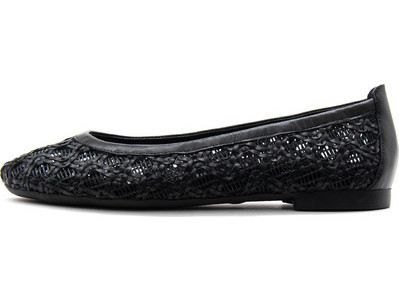LEATHER FLAT BALLERINAS WOMEN MOURTZI