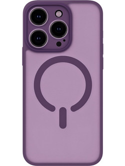 ObaStyle Semiclear Ματ Θήκη MagSafe για iPhone 14 Pro Max - Μωβ