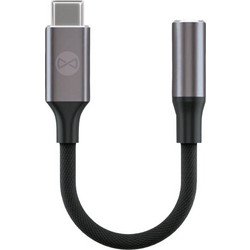Forever adapter audio AJC-01 jack 3,5 mm - USB-C black