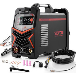 VEVOR TIG Welder 3-in-1 Welding Machine Pulse MMA Stick IGBT Inverter LED