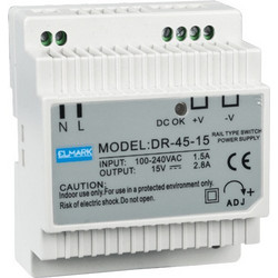 ΣΥΣΚΕΥΗ ΤΡΟΦΟΔΟΣΙΑΣ DR-45-15 15V ΤΑΣΗ ΕΞΟΔΟΥ