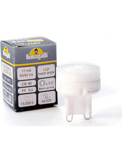 ΛΑΜΠΑ LED G9 1.7W 3000K 170Lm -30+80oC H.LED.G09.3K FUMAGALLI