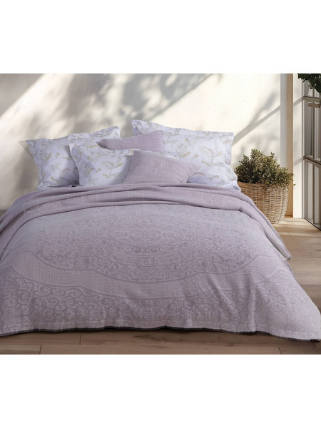 ΚΟΥΒΕΡΤΑ ΥΠΕΡΔΙΠΛΗ NANTIA 230X250 NEF-NEF HOMEWARE MAUVE