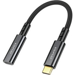 Awei Adapter USB-C/USB-Cczarny/Black - (CL-216T)