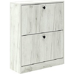 Diommi Marea1 Παπουτσοθήκη Ξύλινη Λευκή Μ64xΠ23xΥ83cm 33-288