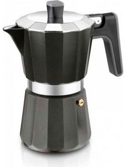 BRA Edition Μπρίκι Espresso 9Cups Μαύρο