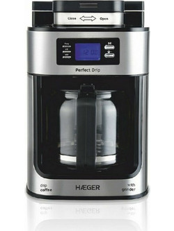 Haeger Perfect Drip CM-10B.010A Προγραμματιζόμενη Καφετιέρα Φίλτρου 1050W
